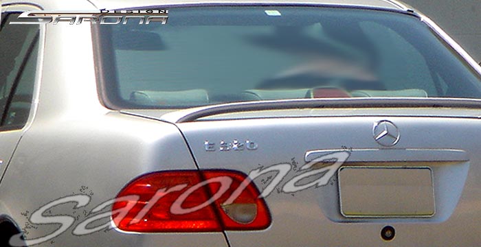 Custom Mercedes E Class  Sedan Trunk Wing (1996 - 2002) - $279.00 (Manufacturer Sarona, Part #MB-021-TW)